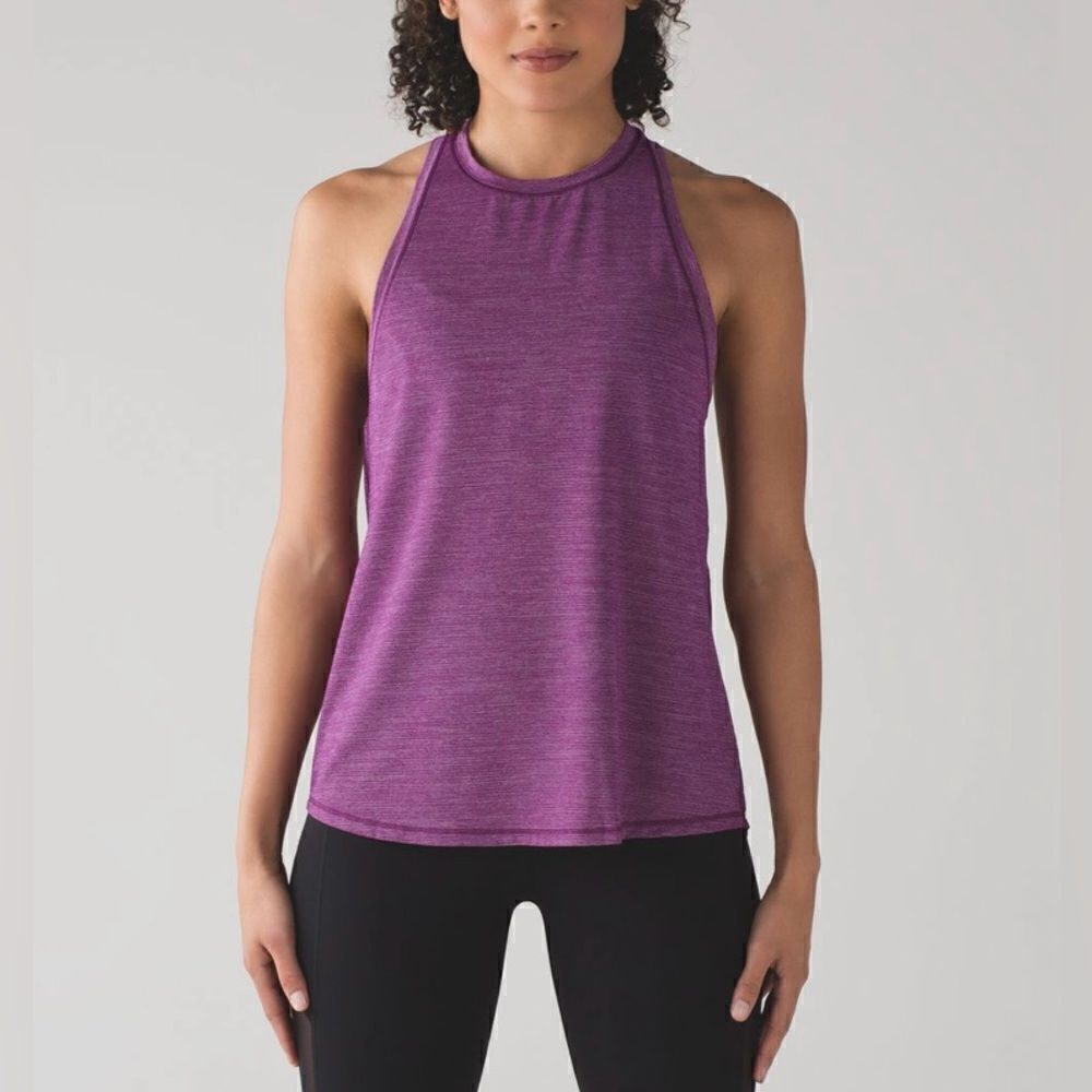 Lululemon Hot Like Agni Singlet
Heathered Aurora Size 4